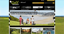 Desktop Screenshot of golf.brittanytourism.com